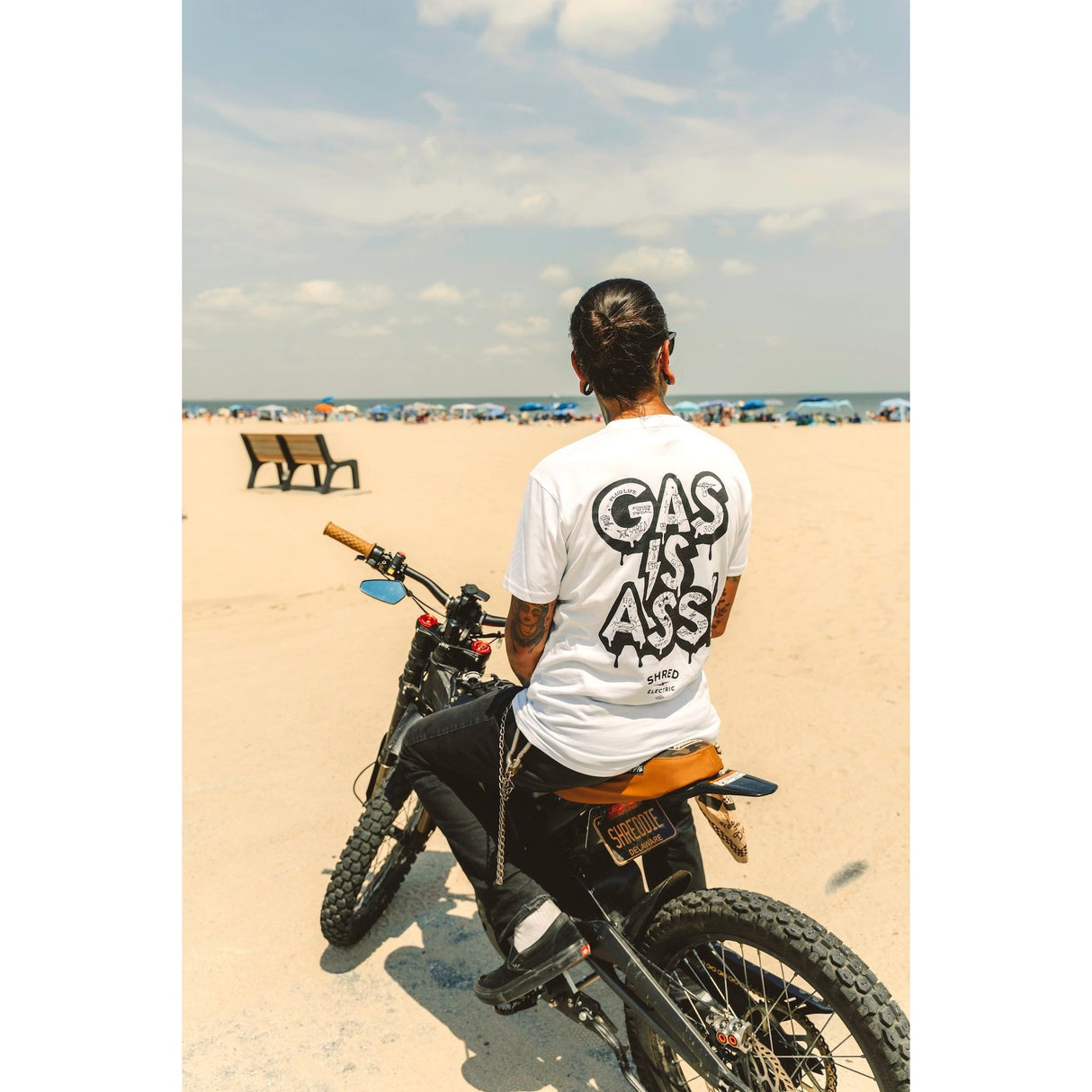 Gas is Ass! Shirt - White Tattoo Edition