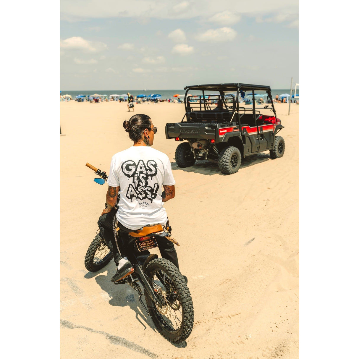 Gas is Ass! Shirt - White Tattoo Edition