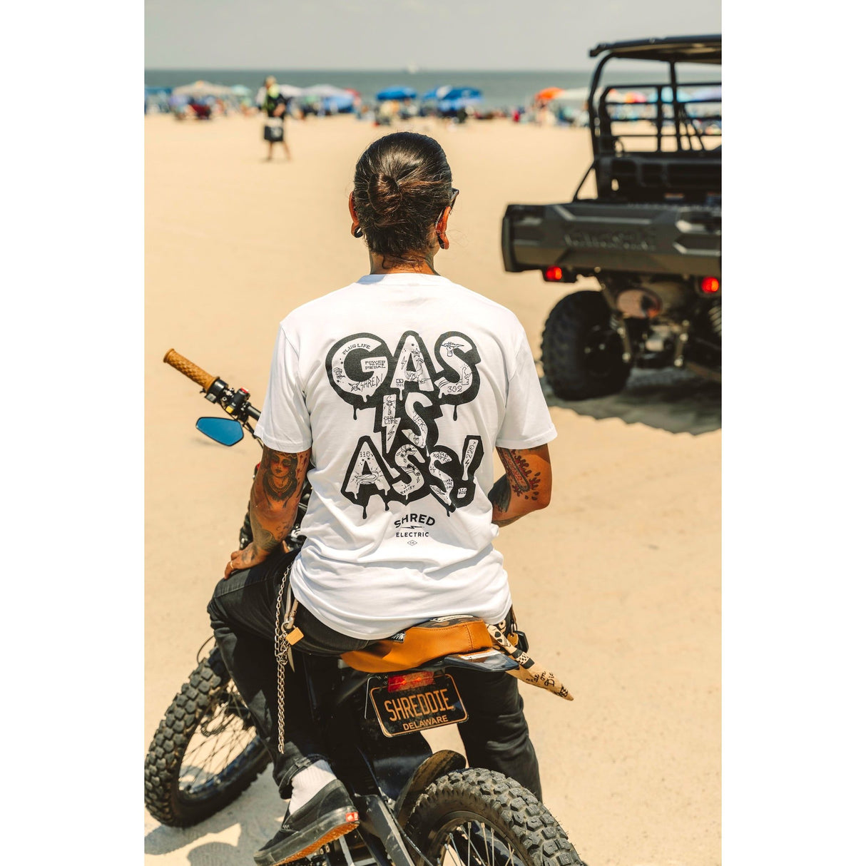 Gas is Ass! Shirt - White Tattoo Edition