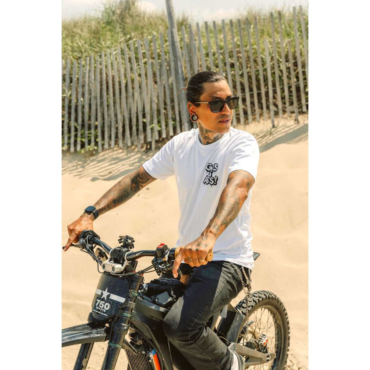 Gas is Ass! Shirt - White Tattoo Edition