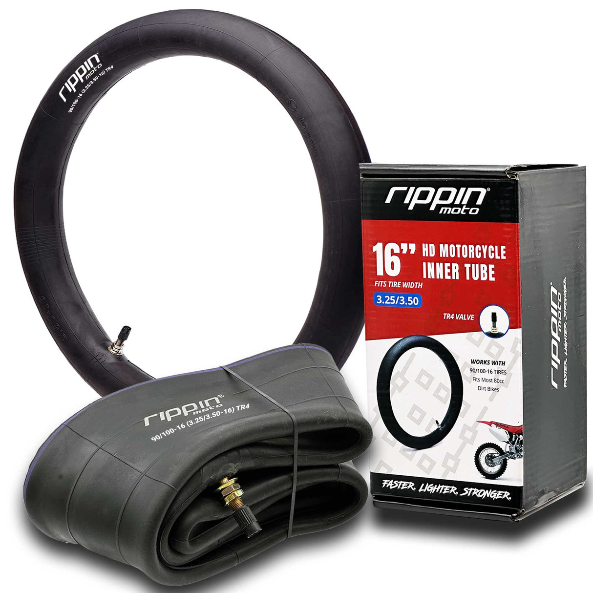 90/100-16 (3.25/3.50-16) Heavy Duty Motorcycle Inner Tube - 3mm Thick