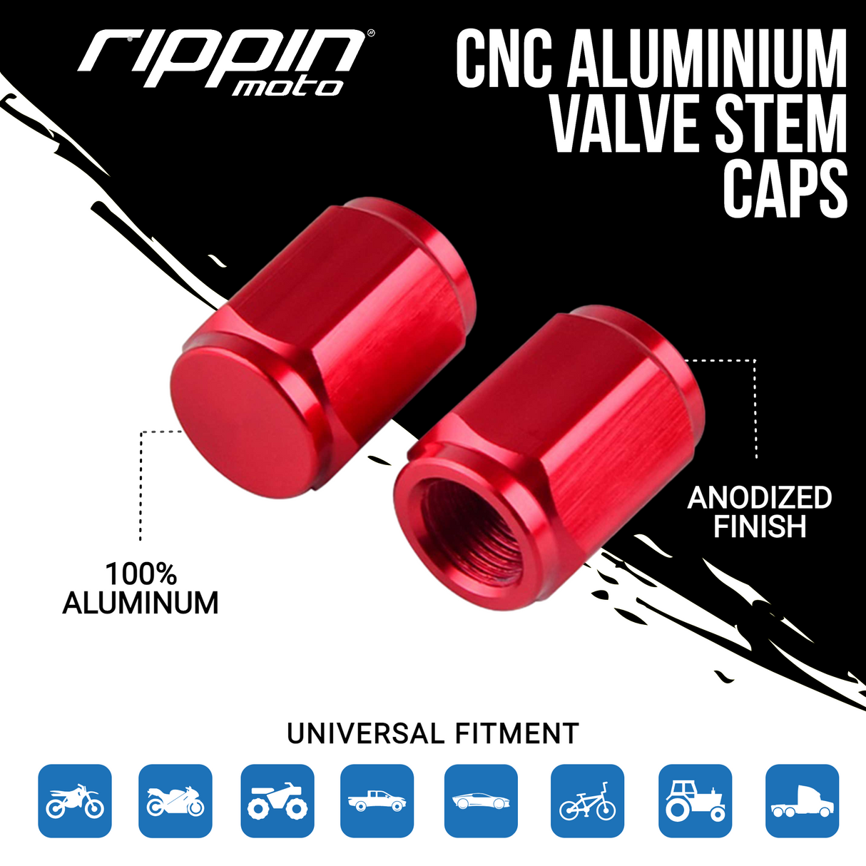 CNC Billet Valve Stem Caps