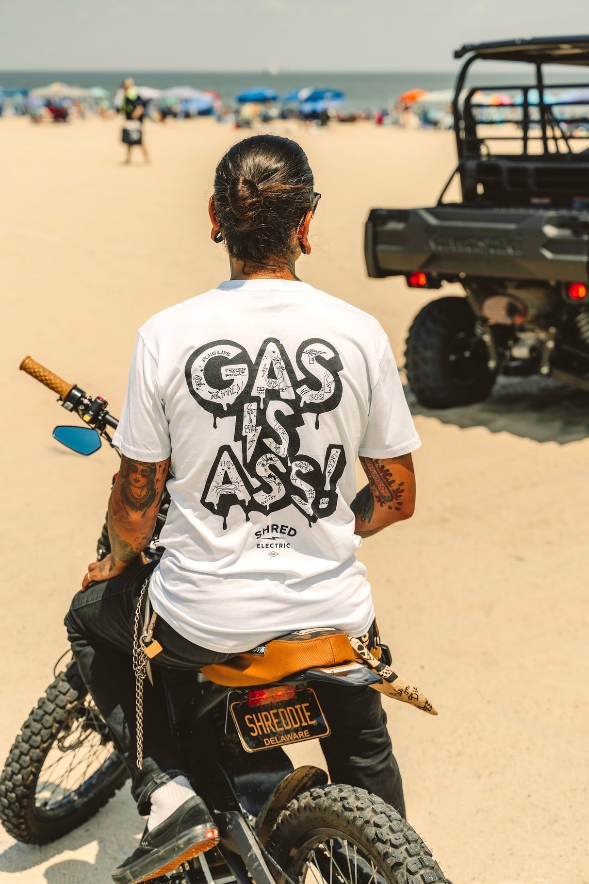Gas is Ass! Shirt - White Tattoo Edition