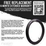 70/100-17 (2.50/2.75-17) Heavy Duty 17" Motorcycle Inner Tube - 3mm Thick