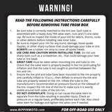 70/100-17 (2.50/2.75-17) Heavy Duty 17" Motorcycle Inner Tube - 3mm Thick