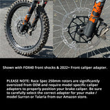 250mm Front Caliper Adapter [203mm to 250mm] for Surron LBX & Talaria