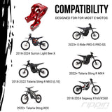 E-Moto Bar Mount for E-Ride PRO, Talaria & Surron LBX with 1" Riser